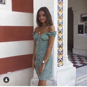 Isabelle Dress Daisy Green